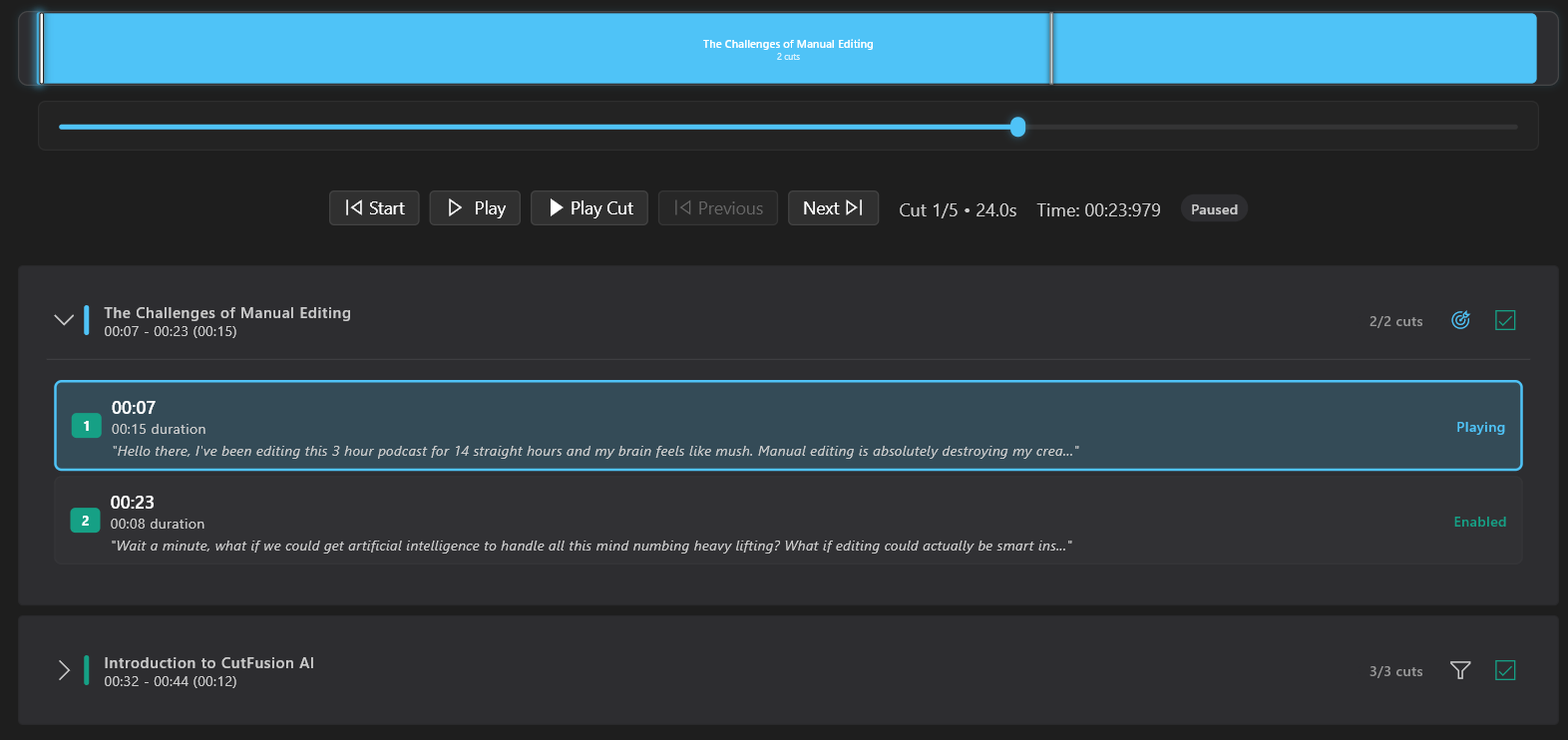 Topic Timeline