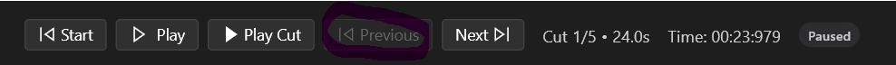 Previous Button