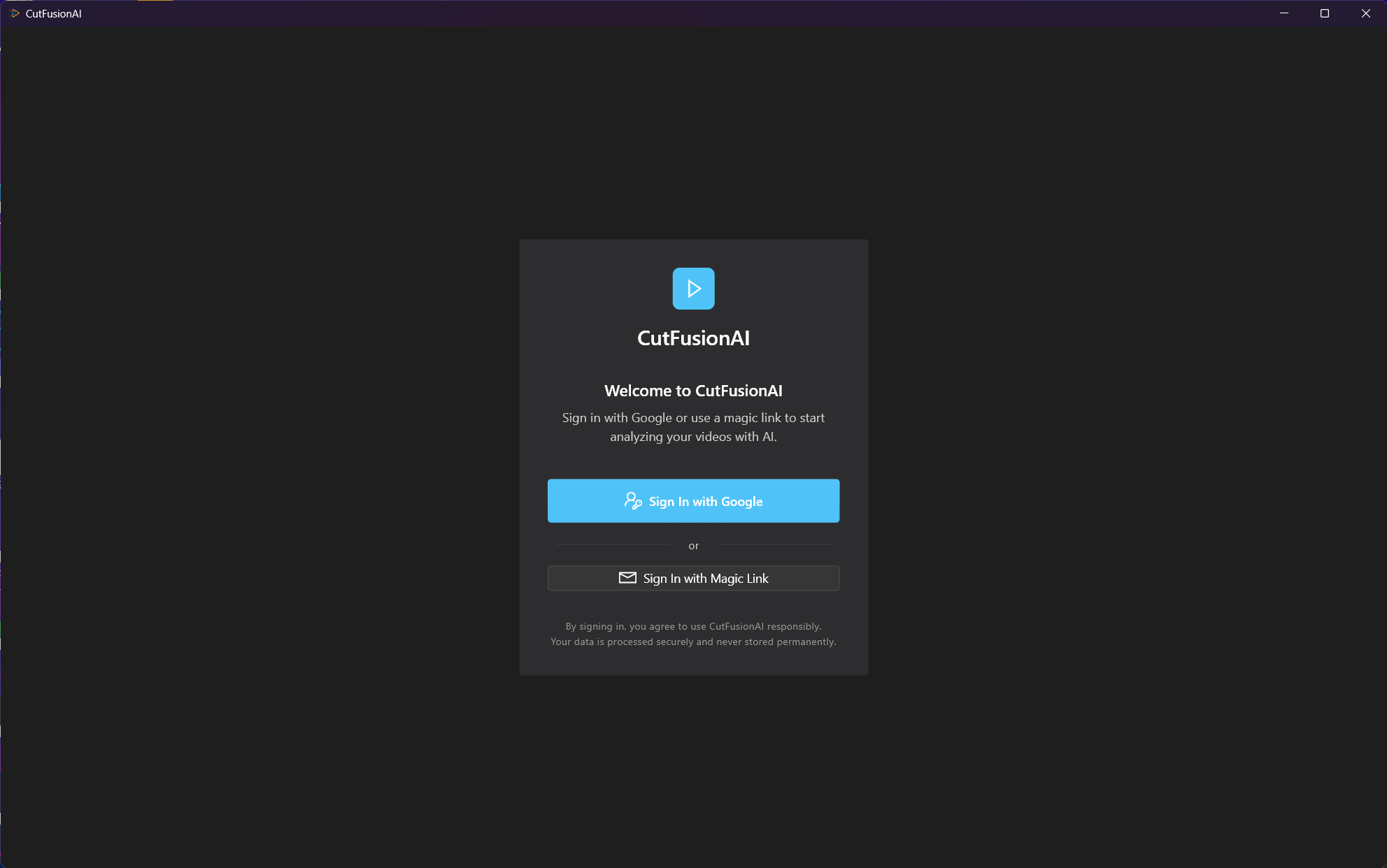 Login Screen